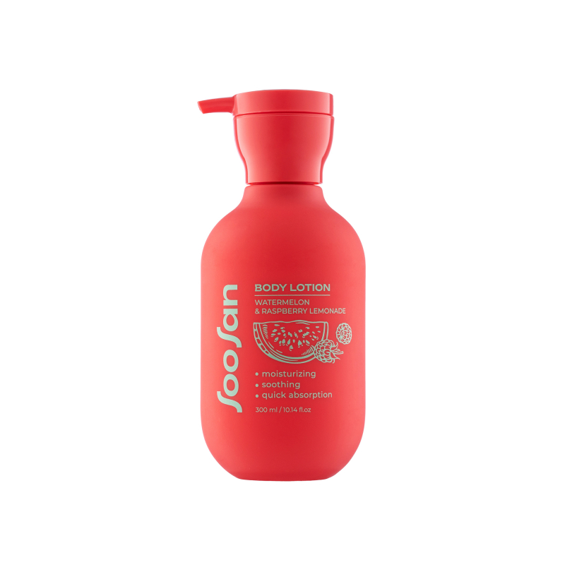 SOOSAN Body Lotion Watermelon & Raspberry Lemonade Лосьон для тела с ароматом арбуза и малины 300мл