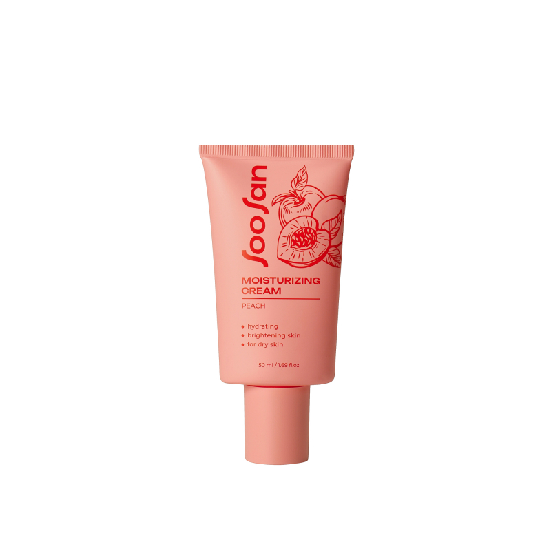 SOOSAN Moisturizing cream with Peach Увлажняющий крем для лица с экстрактом персика 50мл