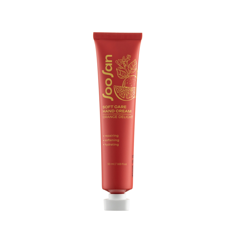 SOOSAN Soft Care Hand Cream Orange Delight Увлажняющий крем для рук с ароматом апельсина 50мл